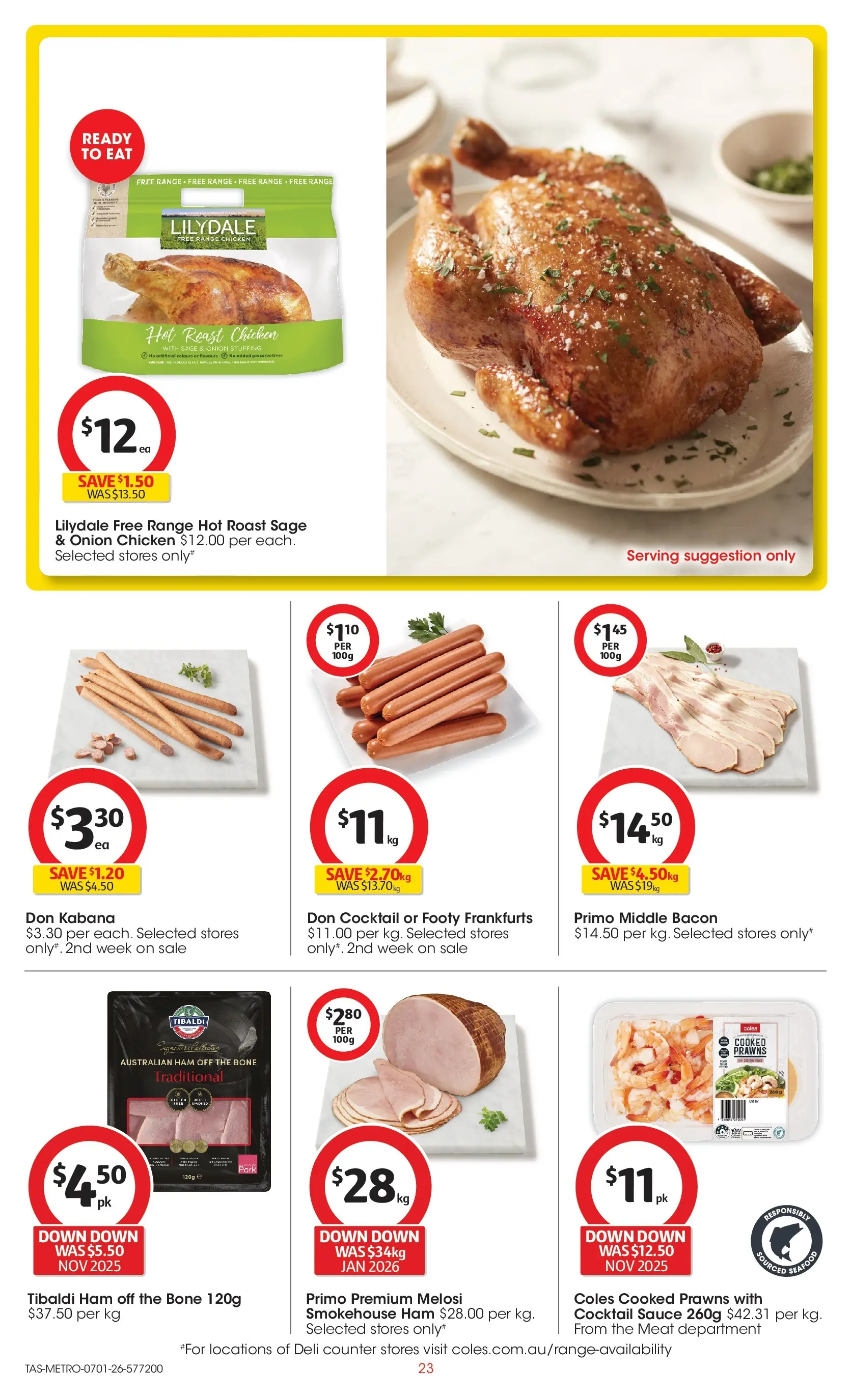﻿Coles catalogue valid from 07/01/2026 > Online Australia | Page: 23 | Products: Flour, Wheat, Bakery