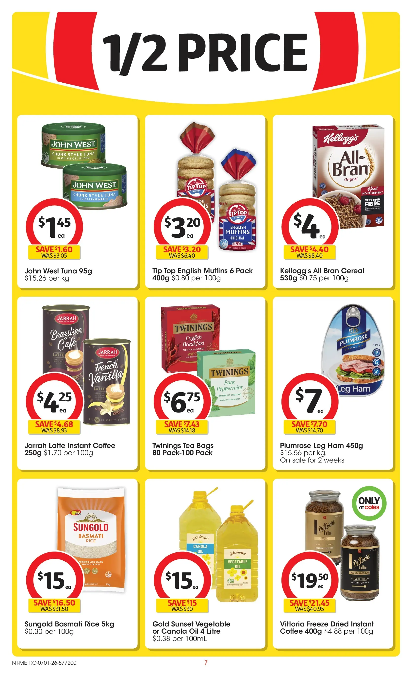 ﻿Coles catalogue valid from 07/01/2026 > Online Australia | Page: 7 | Products: Honey, Sour cream, Chips, Lime