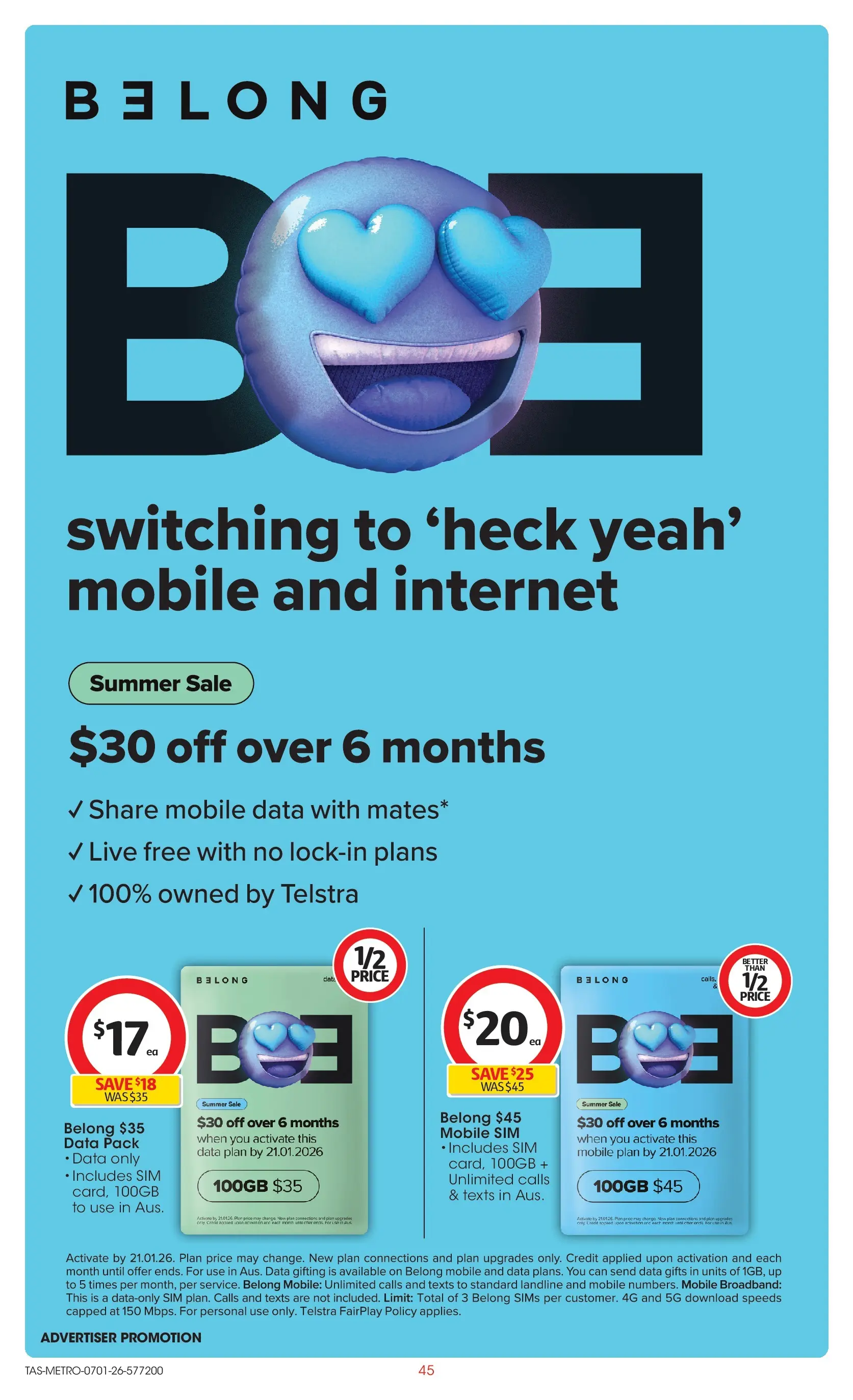 ﻿Coles catalogue valid from 07/01/2026 > Online Australia | Page: 45 | Products: Battery, Date, Device, Camera