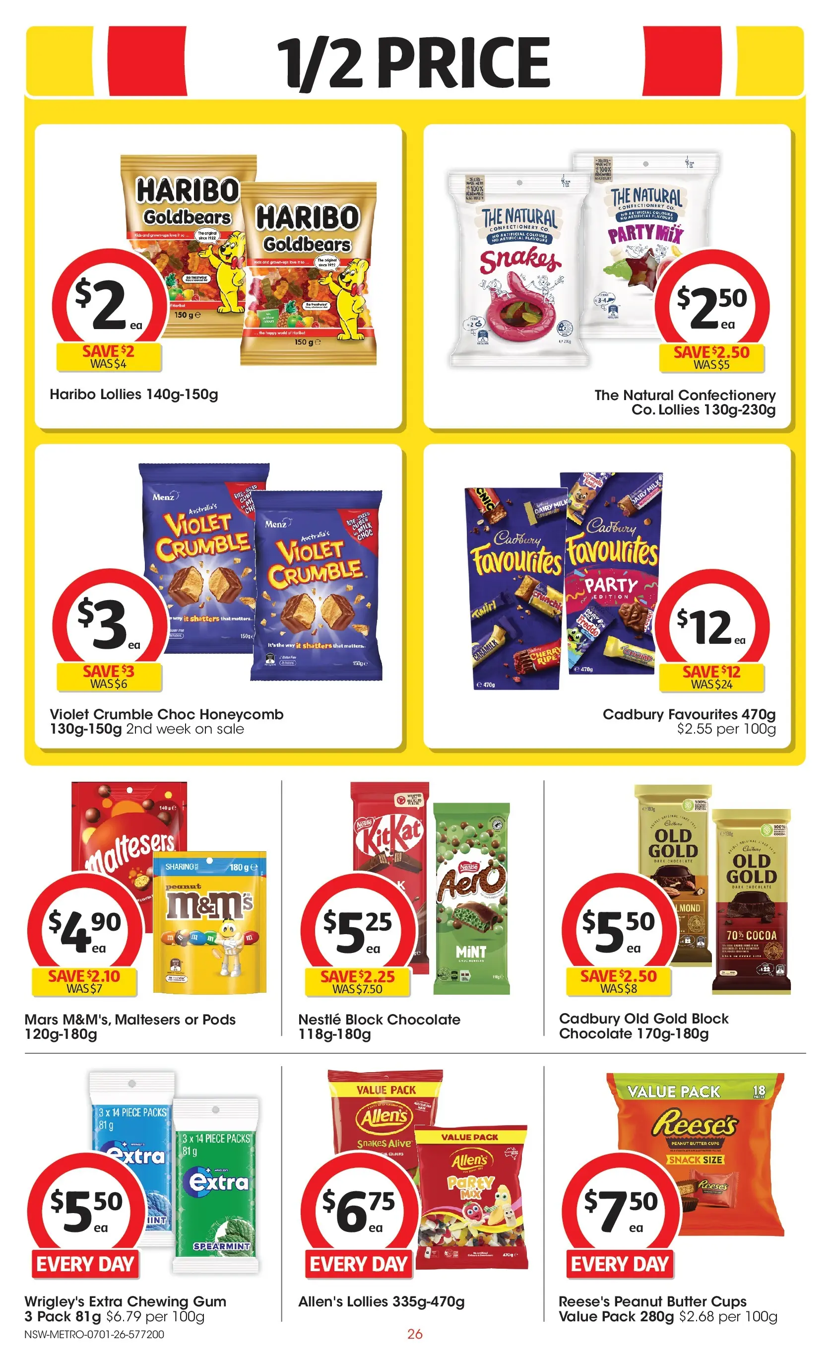 ﻿Coles catalogue valid from 07/01/2026 > Online Australia | Page: 26 | Products: Cups, Milk, Dairy, Chocolate