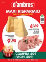 D'Ambros Maxi risparmio - al 25.01.2026