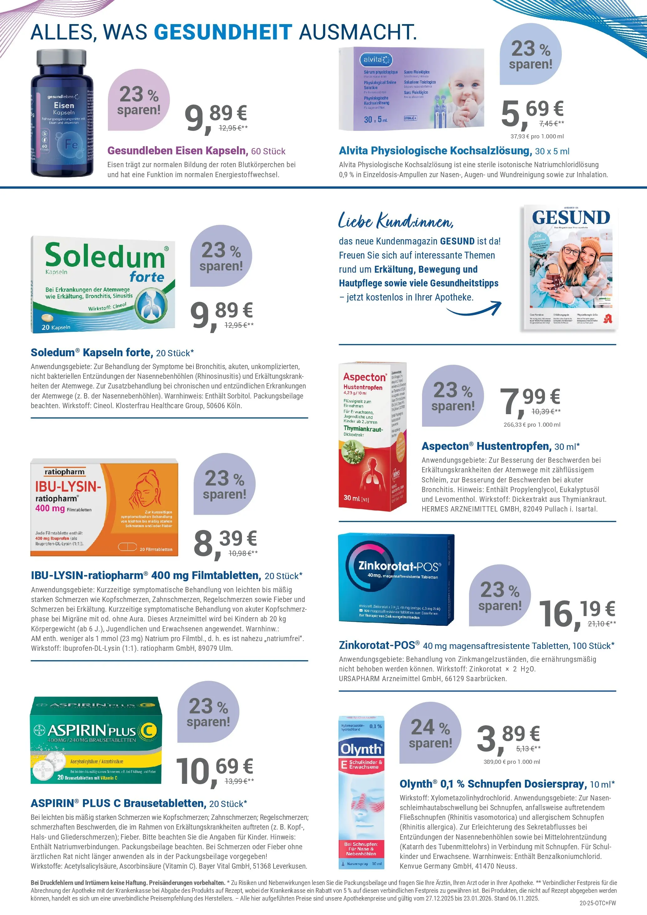 Entdecke - Schweden-Apotheke (ab 28.12.2025) zum Blättern | Seite: 3 | Produkte: Tür, Serum