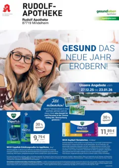 Entdecke - Rudolf Apotheke ab 28.12.2025 gültig