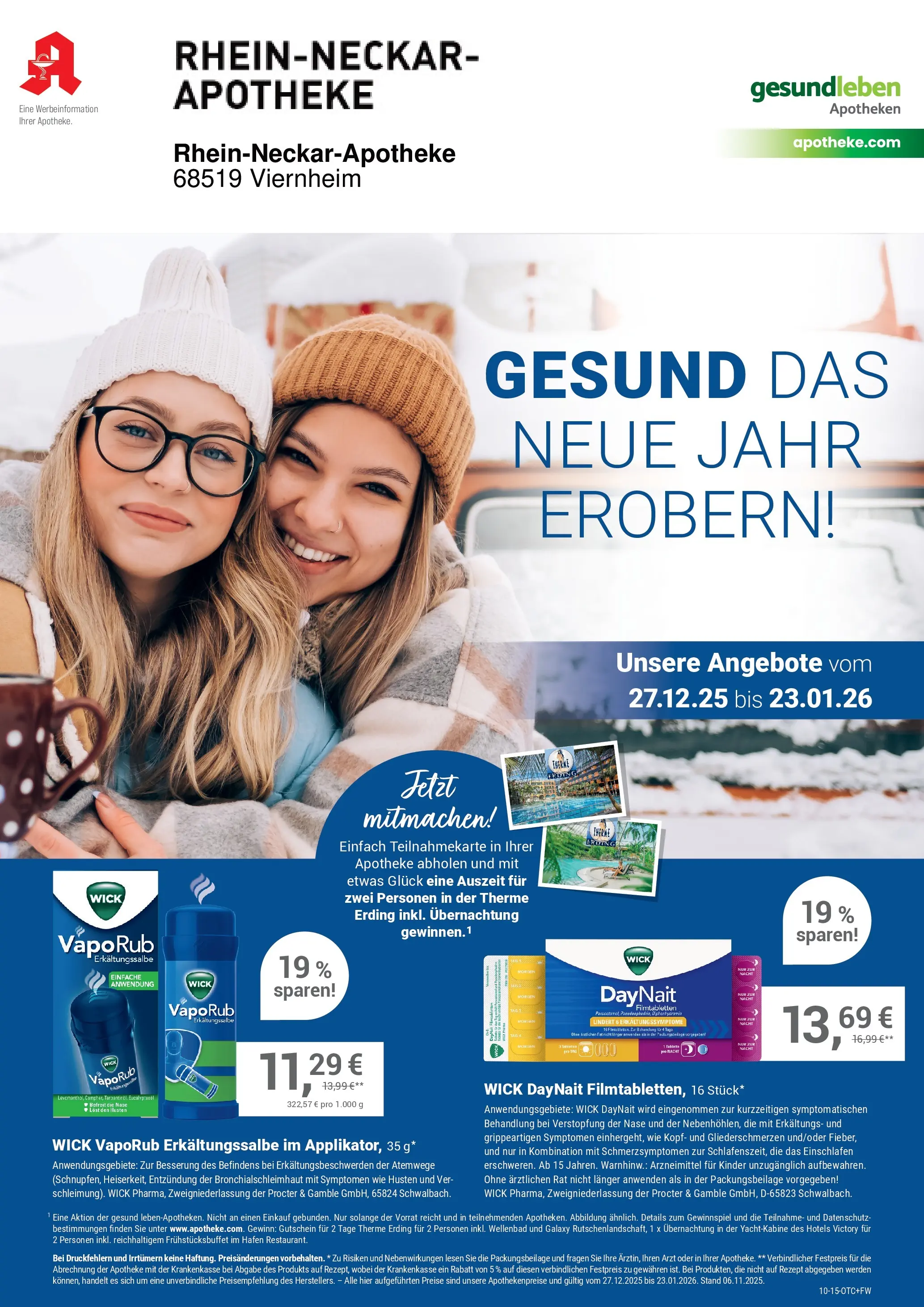 Entdecke - Rhein-Neckar-Apotheke (ab 28.12.2025) zum Blättern | Seite: 1