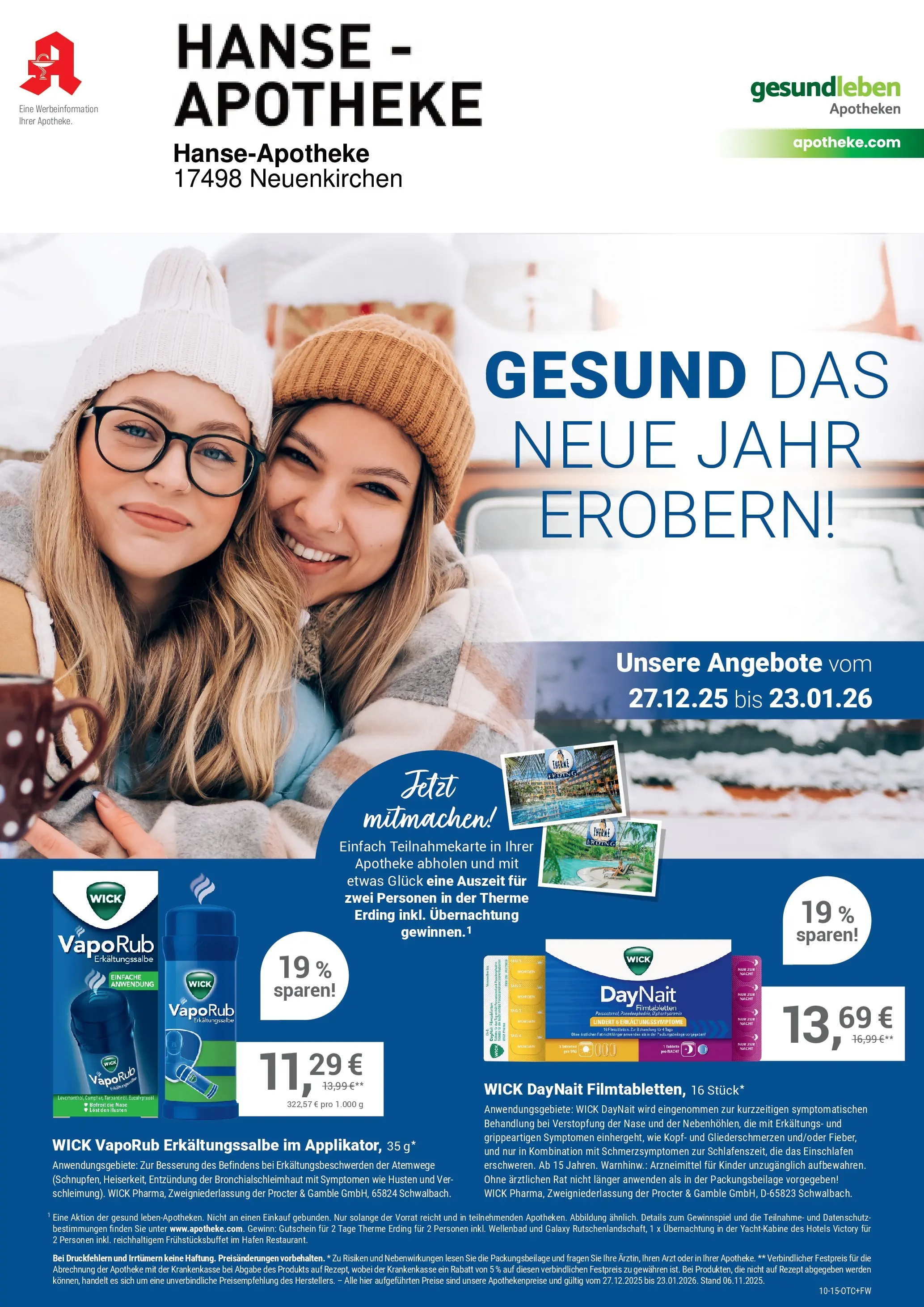 Entdecke - Hanse-Apotheke (ab 28.12.2025) zum Blättern | Seite: 1