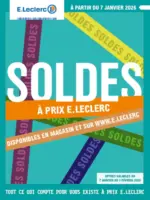 E.Leclerc OP SOLDES HIVER 100% DIGITAL MOSAIQUE - au 03.02.2026