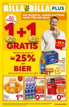 Billa Flugblatt - Bad Radkersburg, Ramsau, Fehring ab 08.01.2026 gültig