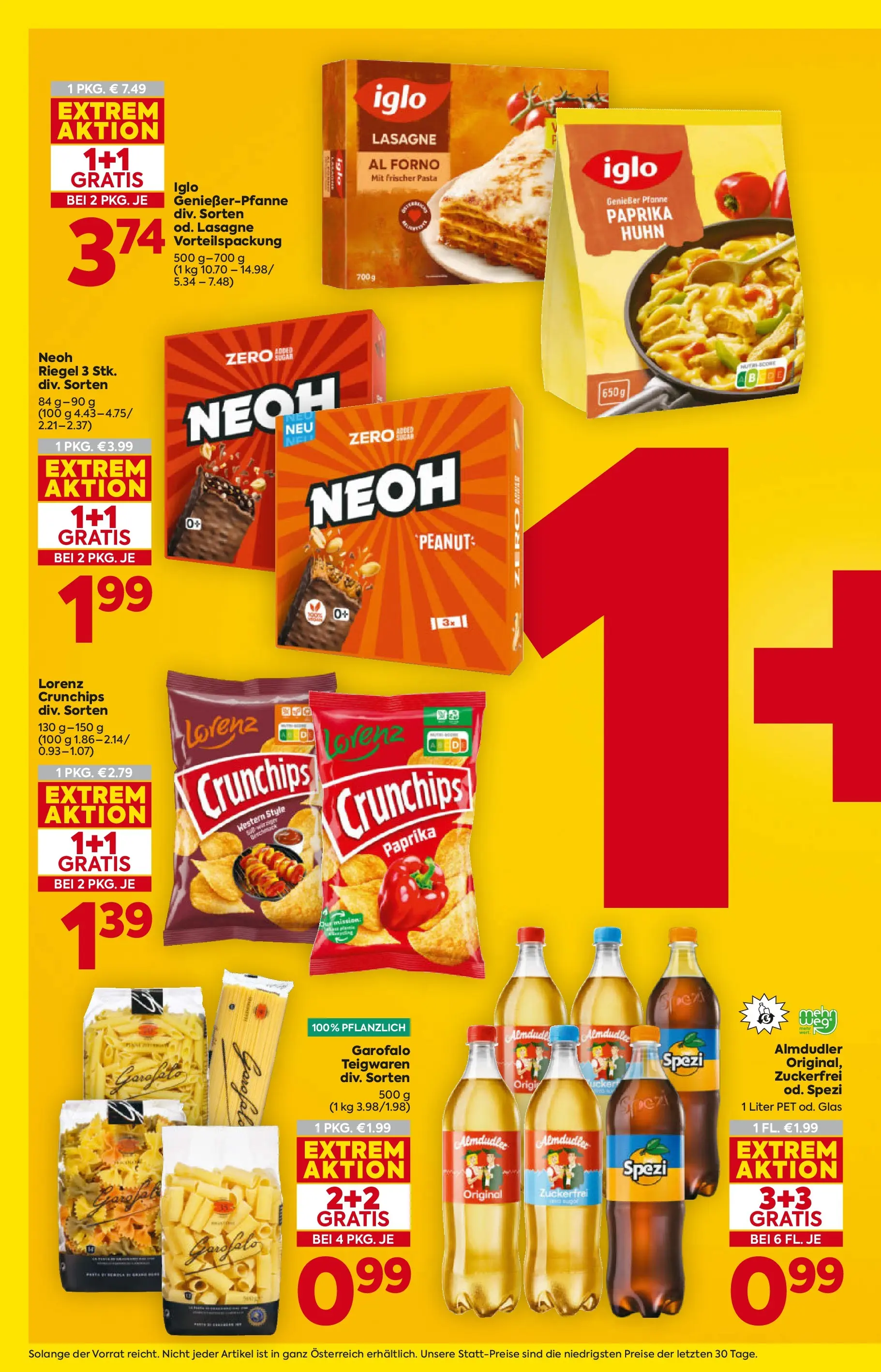 Billa Flugblatt - Moedling, Scheibbs, Schwadorf ab 08.01.2026 - Angebote, Prospekt | Seite: 6 | Produkte: Pasta