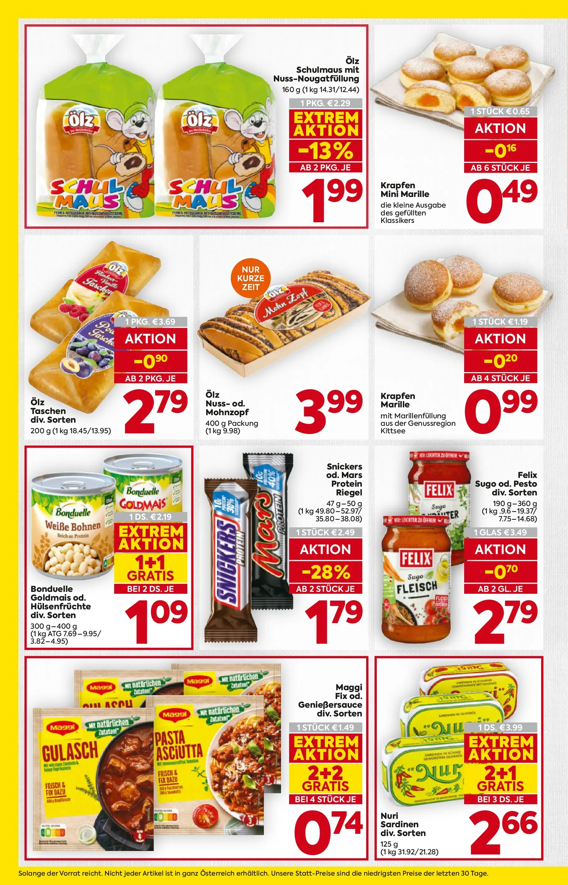 Billa Flugblatt - Moedling, Scheibbs, Schwadorf ab 08.01.2026 - Angebote, Prospekt | Seite: 14 | Produkte: Pasta, Zwiebeln, Maus, Tasche