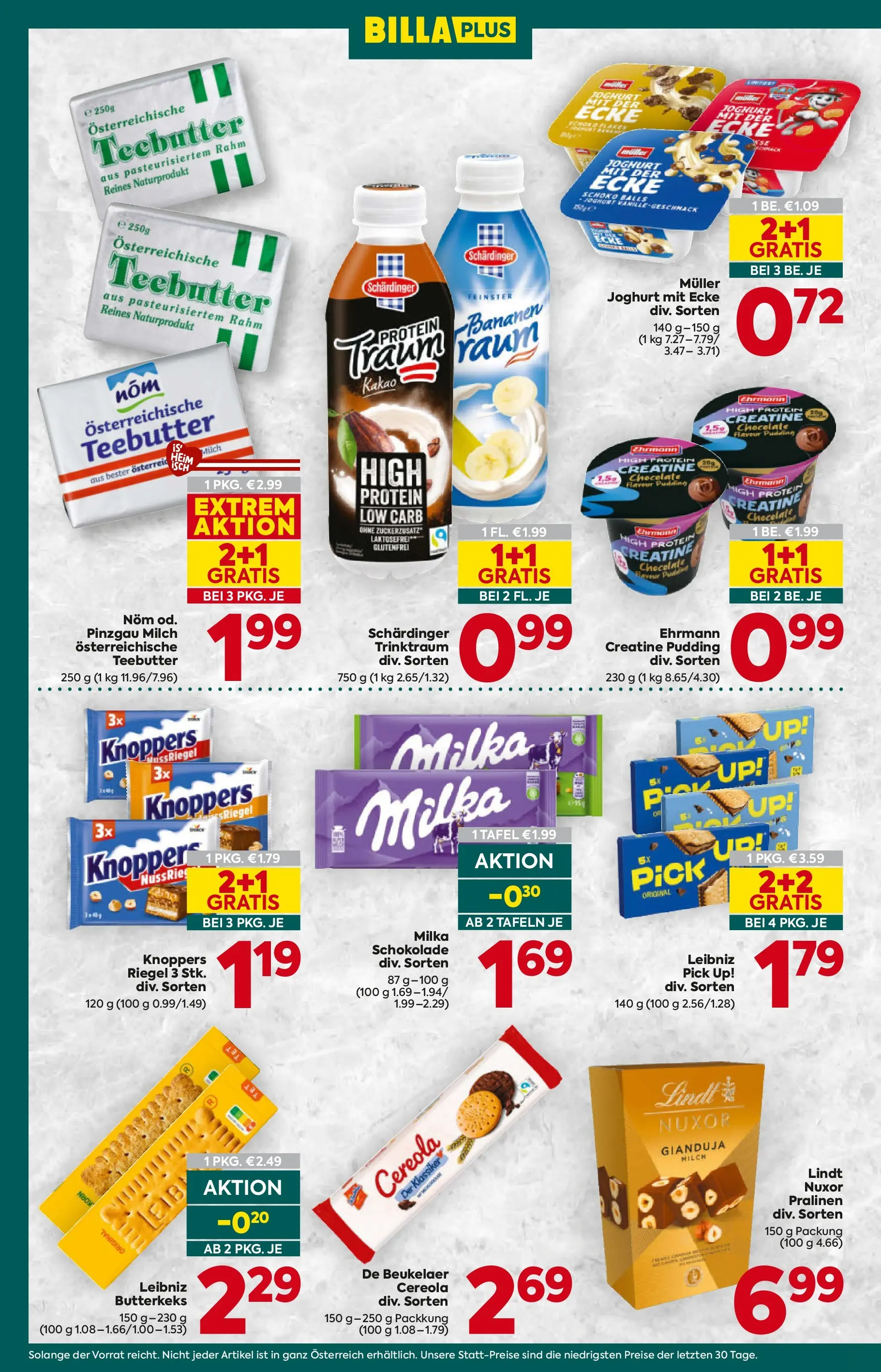 Billa Plus Flugblatt - Wien von 08.01.2026 - Aktuelle Angebote | Seite: 16 | Produkte: Milch, Joghurt, Schokolade, Bananen