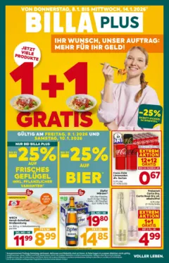 Billa Plus - BILLA PLUS: Flugblatt Oberösterreich ab 07.01.2026 gültig