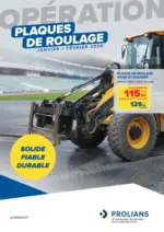 Prolians PLAQUES DE ROULAGE - au 28.02.2026