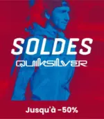 Quiksilver Soldes Jusqu'&agrave; -50% - au 03.02.2026