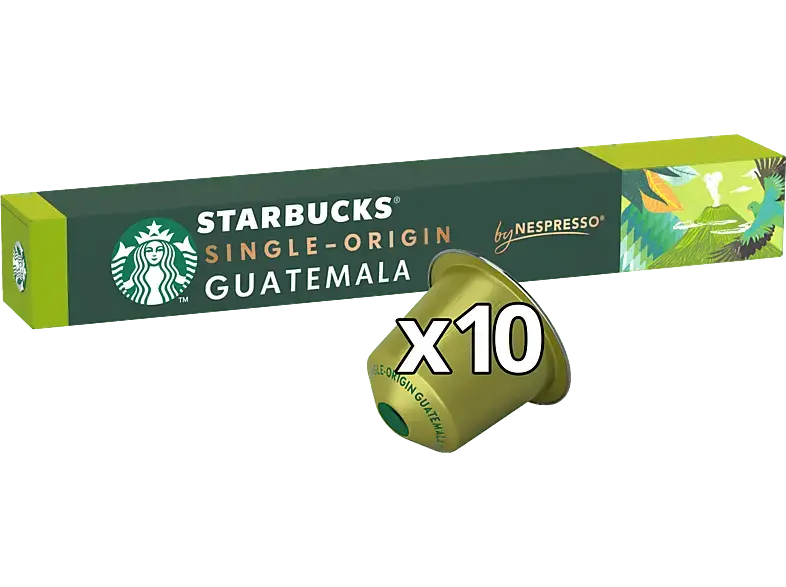 Starbucks Single-Origin Guatemala Kaffeekapsel, 10 St&uuml;ck, Kompatibles System: Nespresso