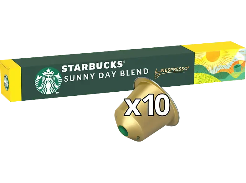 Starbucks Sunny Day Blend Kaffeekapsel, 10 St&uuml;ck, Kompatibles System: Nespresso