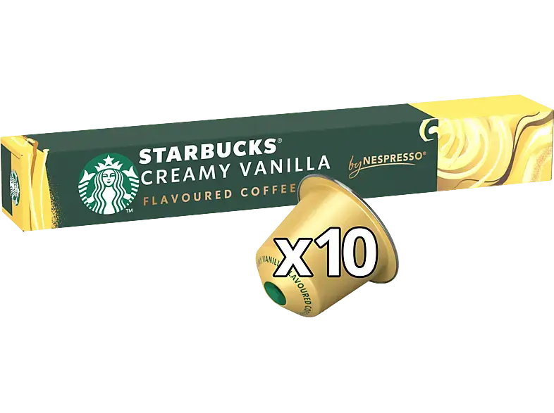 Starbucks Creamy Vanilla Kaffeekapsel, 10 St&uuml;ck, Kompatibles System: Nespresso
