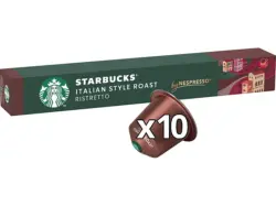 Starbucks Italian Style Roast Kaffeekapsel, 10 St&uuml;ck, Kompatibles System: Nespresso