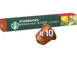Starbucks Breakfast Blend Kaffeekapsel, 10 St&uuml;ck, Kompatibles System: Nespresso