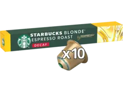 Starbucks Espresso Roast Decaf Kaffeekapsel, 10 St&uuml;ck, Kompatibles System: Nespresso