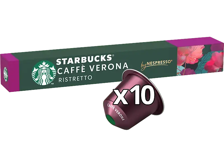 Starbucks Caff&eacute; Verona Ristretto Kaffeekapsel, 10 St&uuml;ck, Kompatibles System: Nespresso