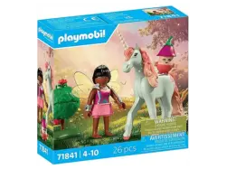 Playmobil 71841 Magic Unicorns: Sammeleinhorn Himmelsrose mit Fee (Ab 4 Jahren); Spielfigur
