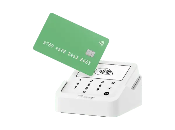 SUMUP Solo Lite Bundle, Kartenterminal mit Ladestation, wei&szlig; Kartenleser f&uuml;r mobile Kartenzahlungen
