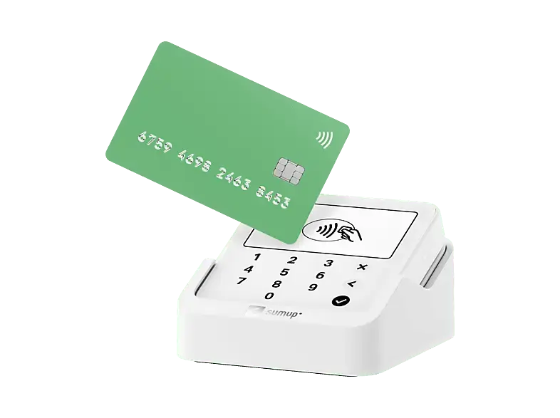 SUMUP Solo Lite Bundle, Kartenterminal mit Ladestation, wei&szlig; Kartenleser f&uuml;r mobile Kartenzahlungen