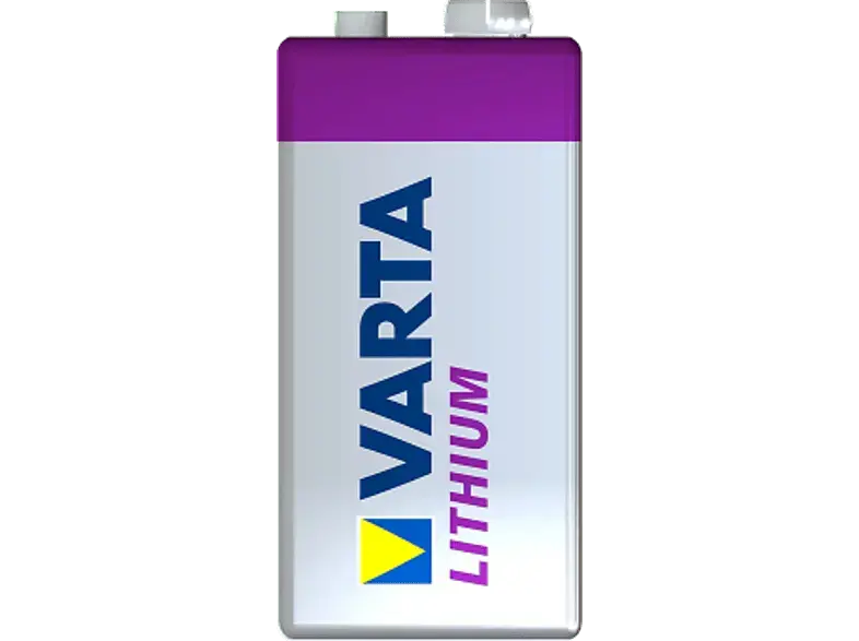 Varta Lithium 9V Blockbatterie