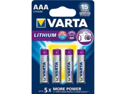 Varta Lithium AAA Batterie, 4er Pack