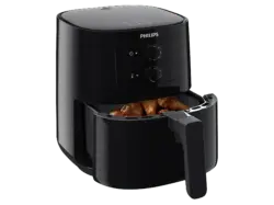 Philips HD9200/90 Essential Compact Hei&szlig;luftfritteuse 4,1 l, 1400 Watt, Schwarz