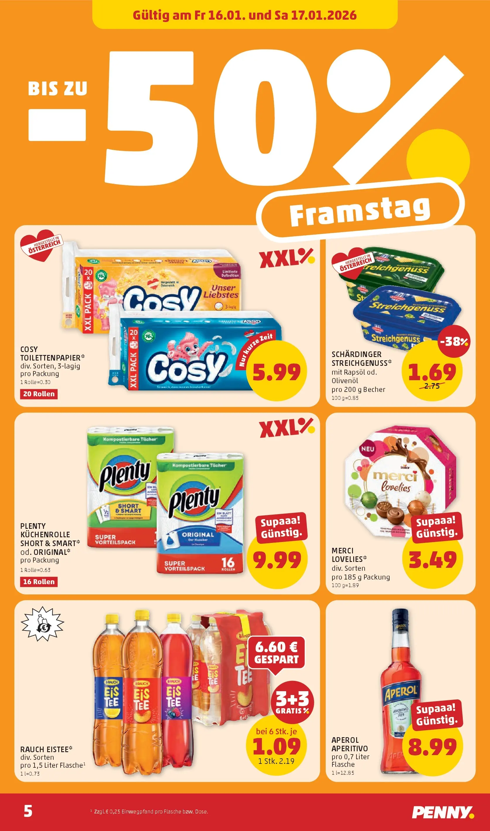 Penny Markt - PENNY: Die ganze Woche sparen. ab (14.01.2026) - Angebote, Prospekt | Seite: 5