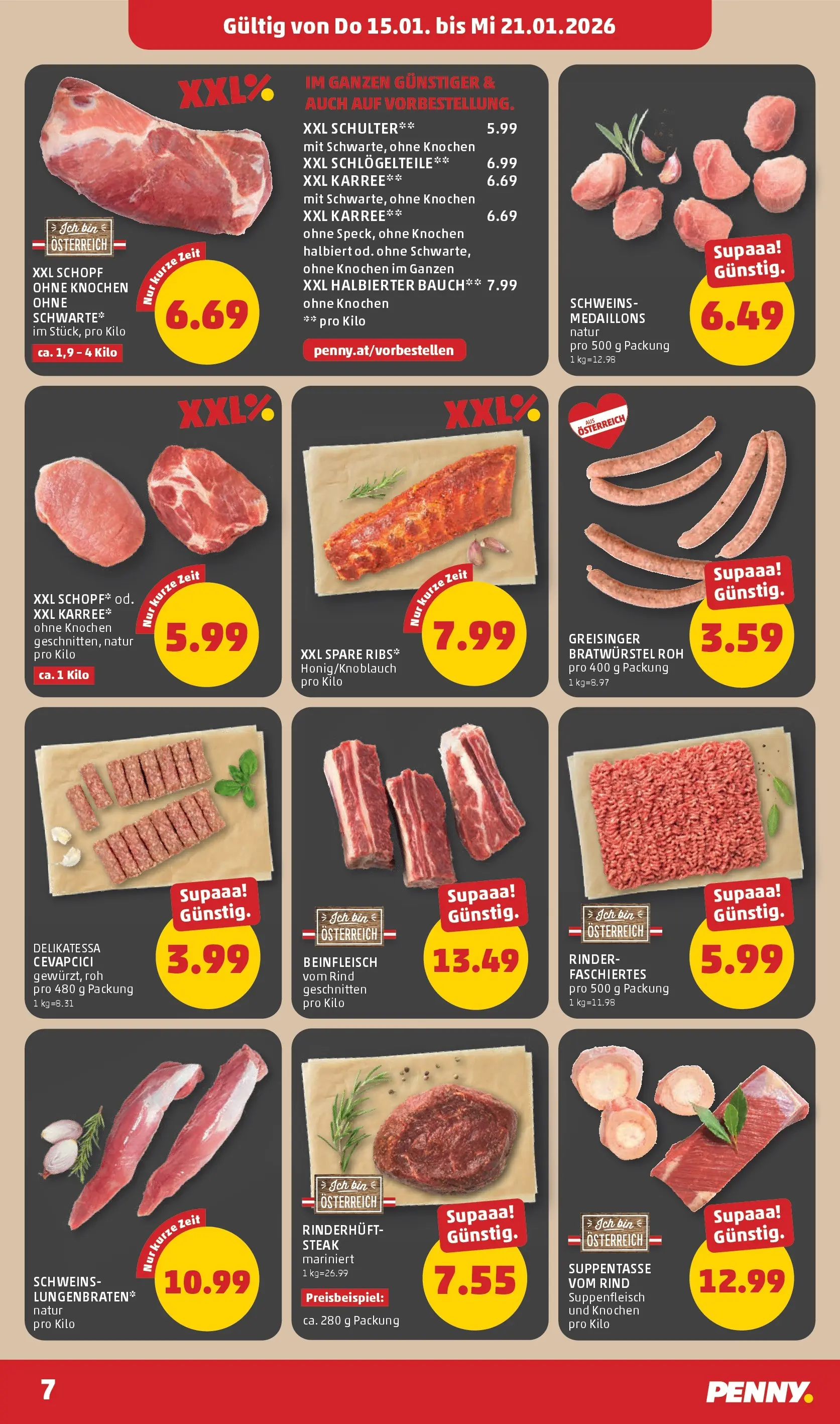 Penny Markt - PENNY: Die ganze Woche sparen. ab (14.01.2026) - Angebote, Prospekt | Seite: 7