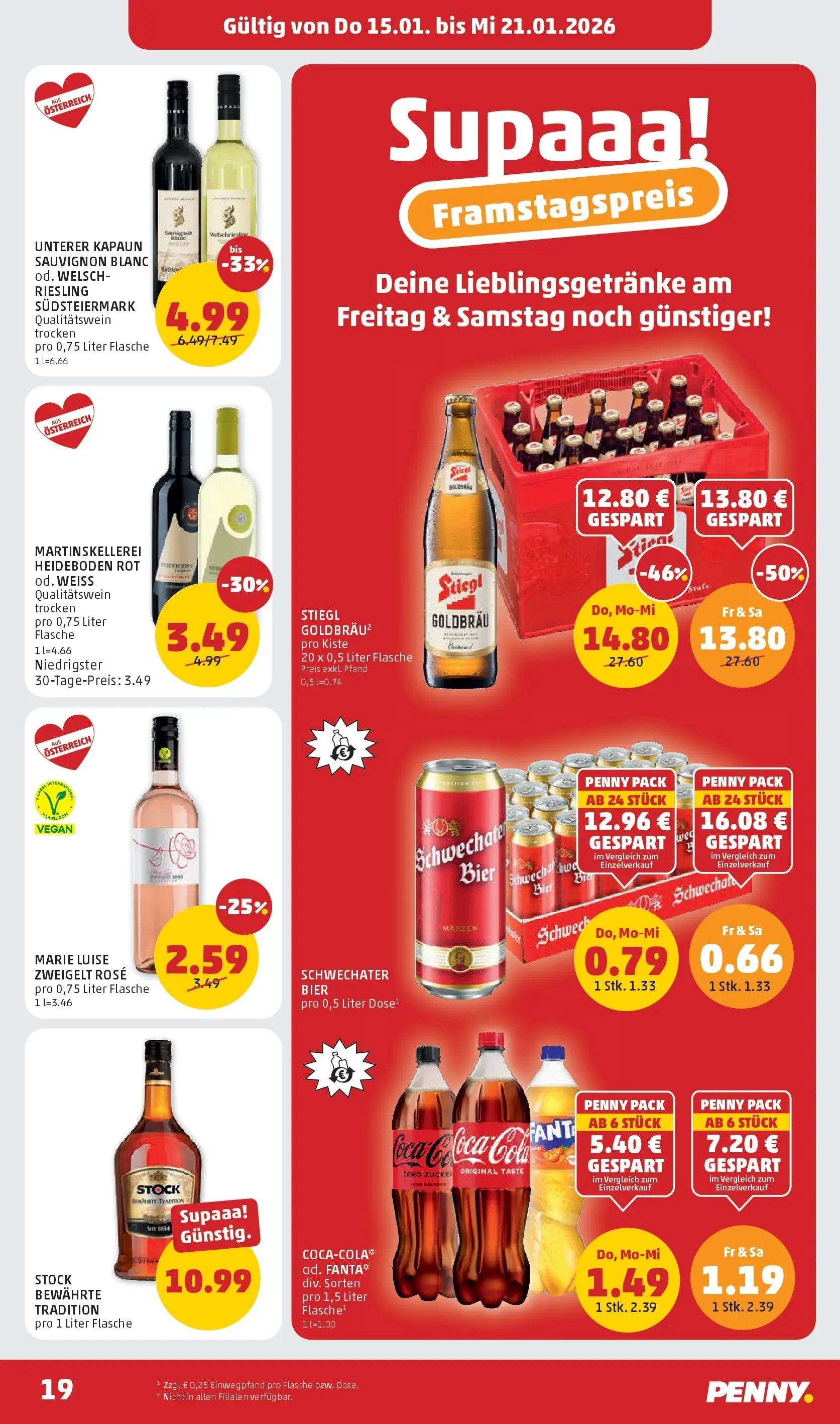 Penny Markt - PENNY: Die ganze Woche sparen. ab (14.01.2026) - Angebote, Prospekt | Seite: 19