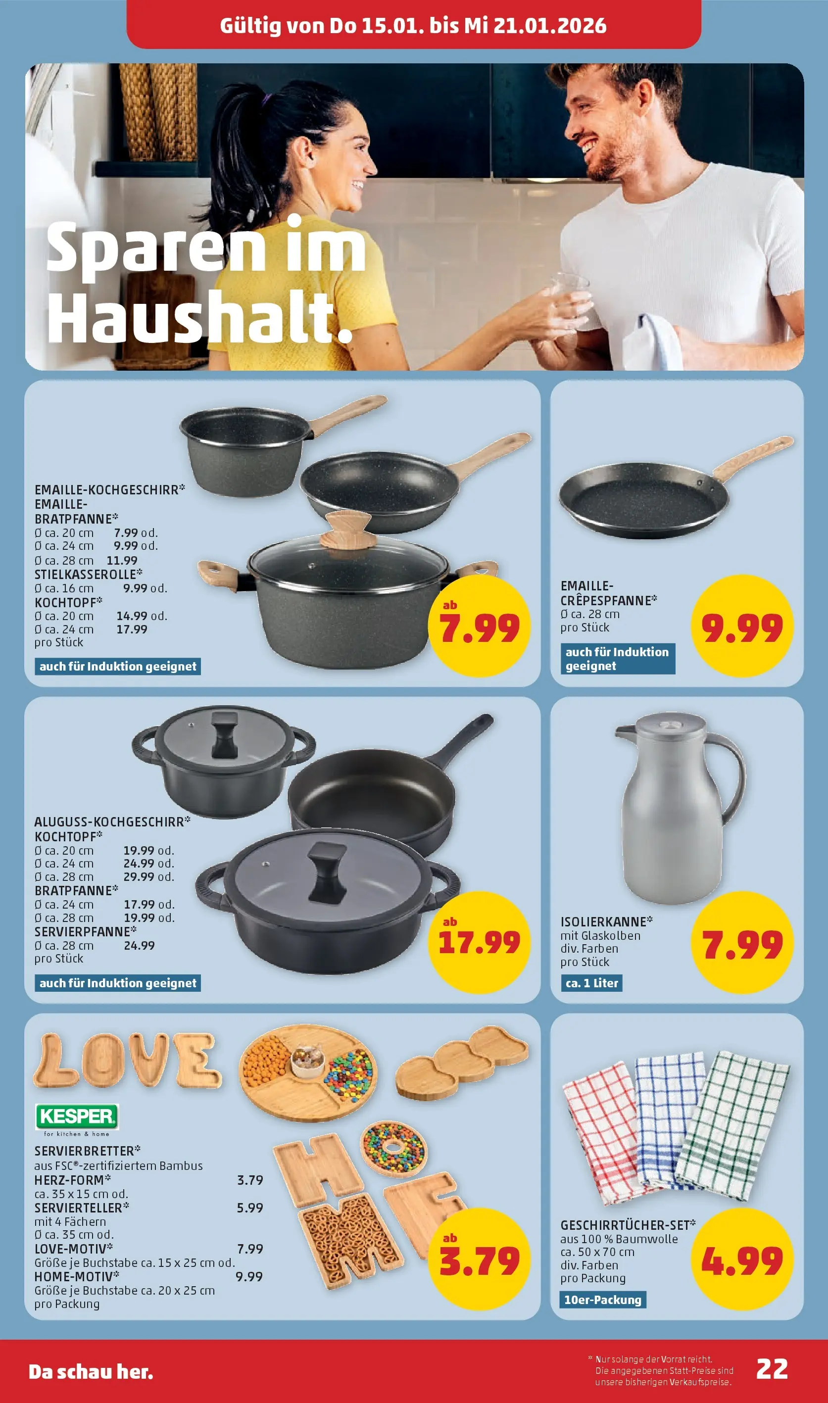 Penny Markt - PENNY: Die ganze Woche sparen. ab (14.01.2026) - Angebote, Prospekt | Seite: 22