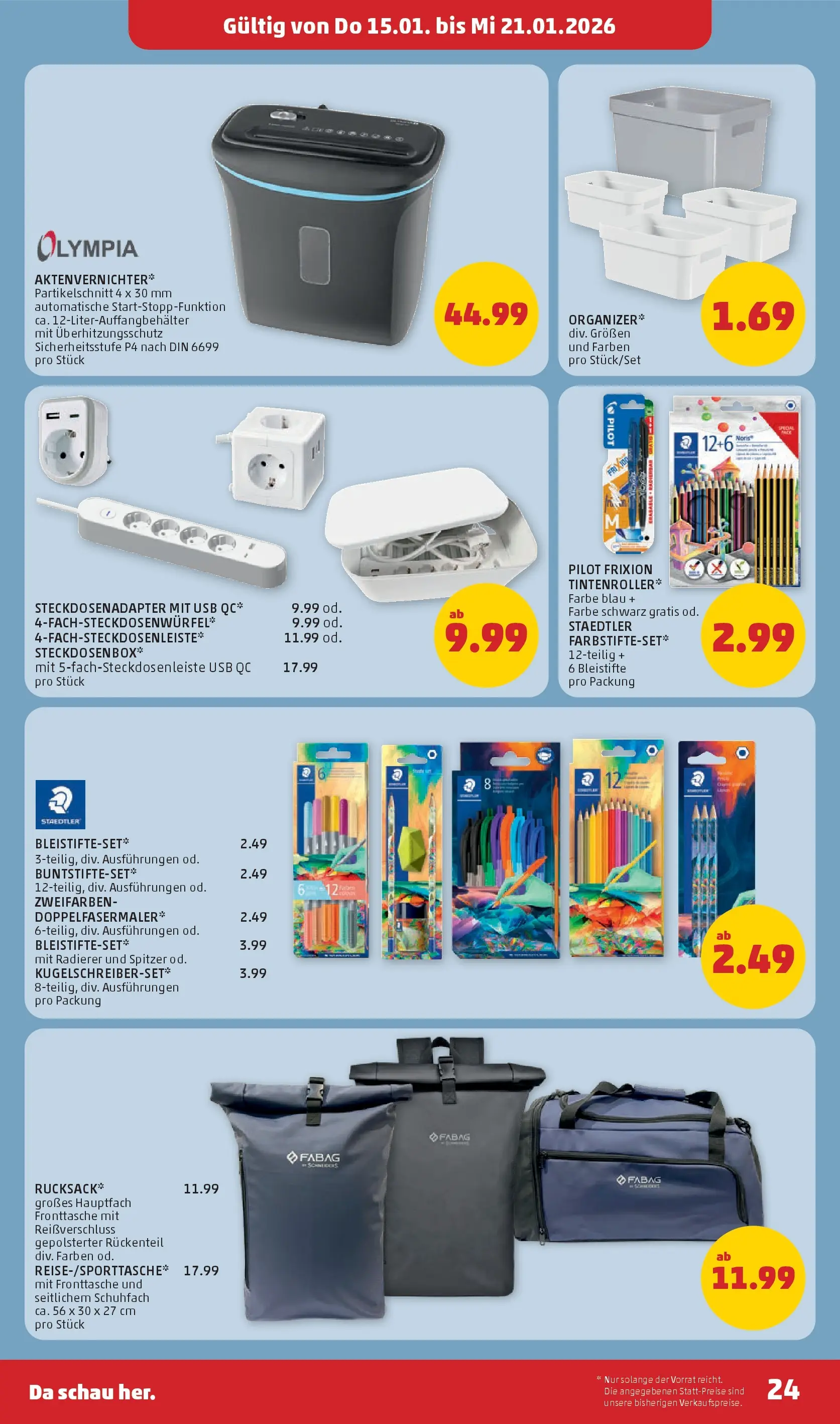 Penny Markt - PENNY: Die ganze Woche sparen. ab (14.01.2026) - Angebote, Prospekt | Seite: 24