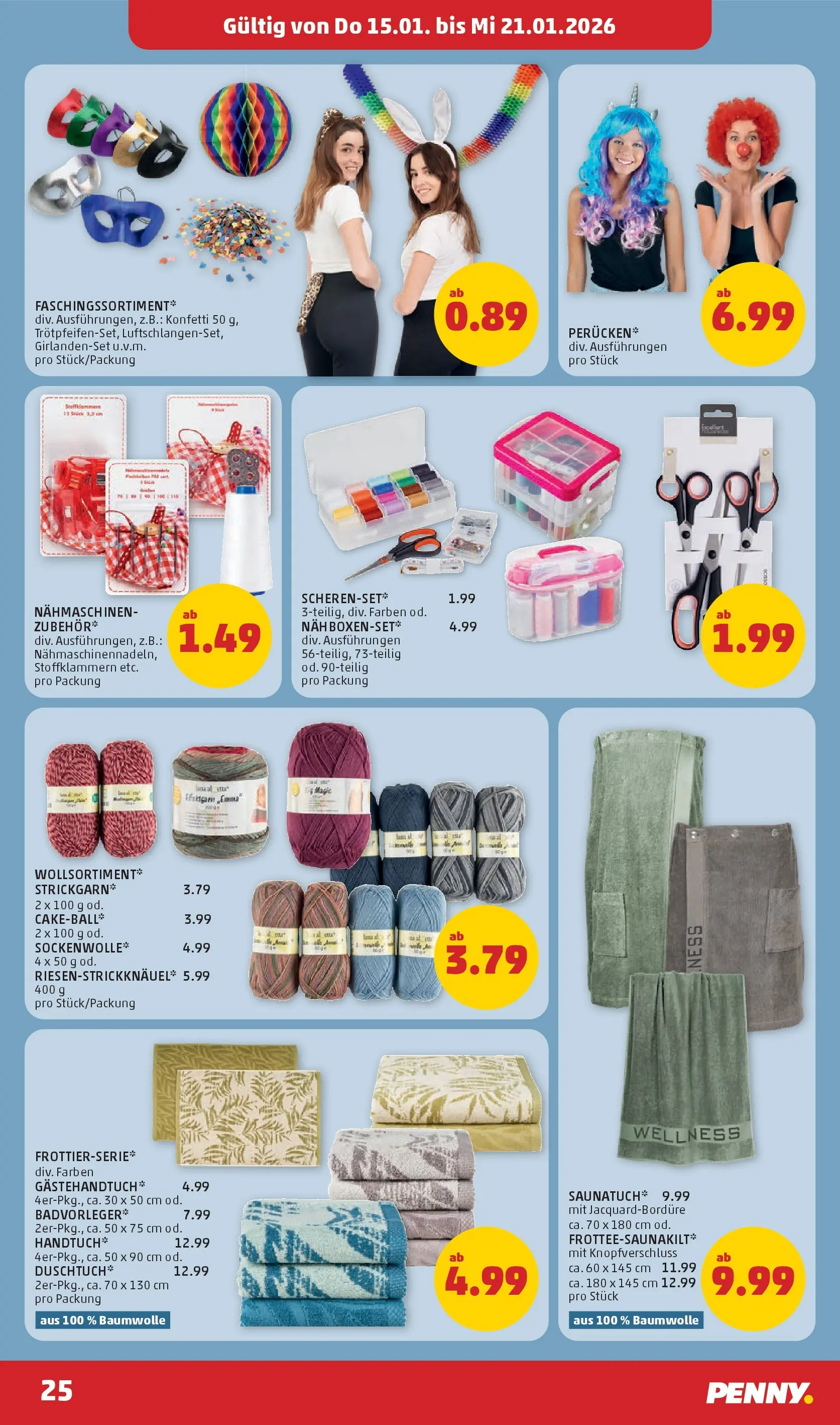 Penny Markt - PENNY: Die ganze Woche sparen. ab (14.01.2026) - Angebote, Prospekt | Seite: 25