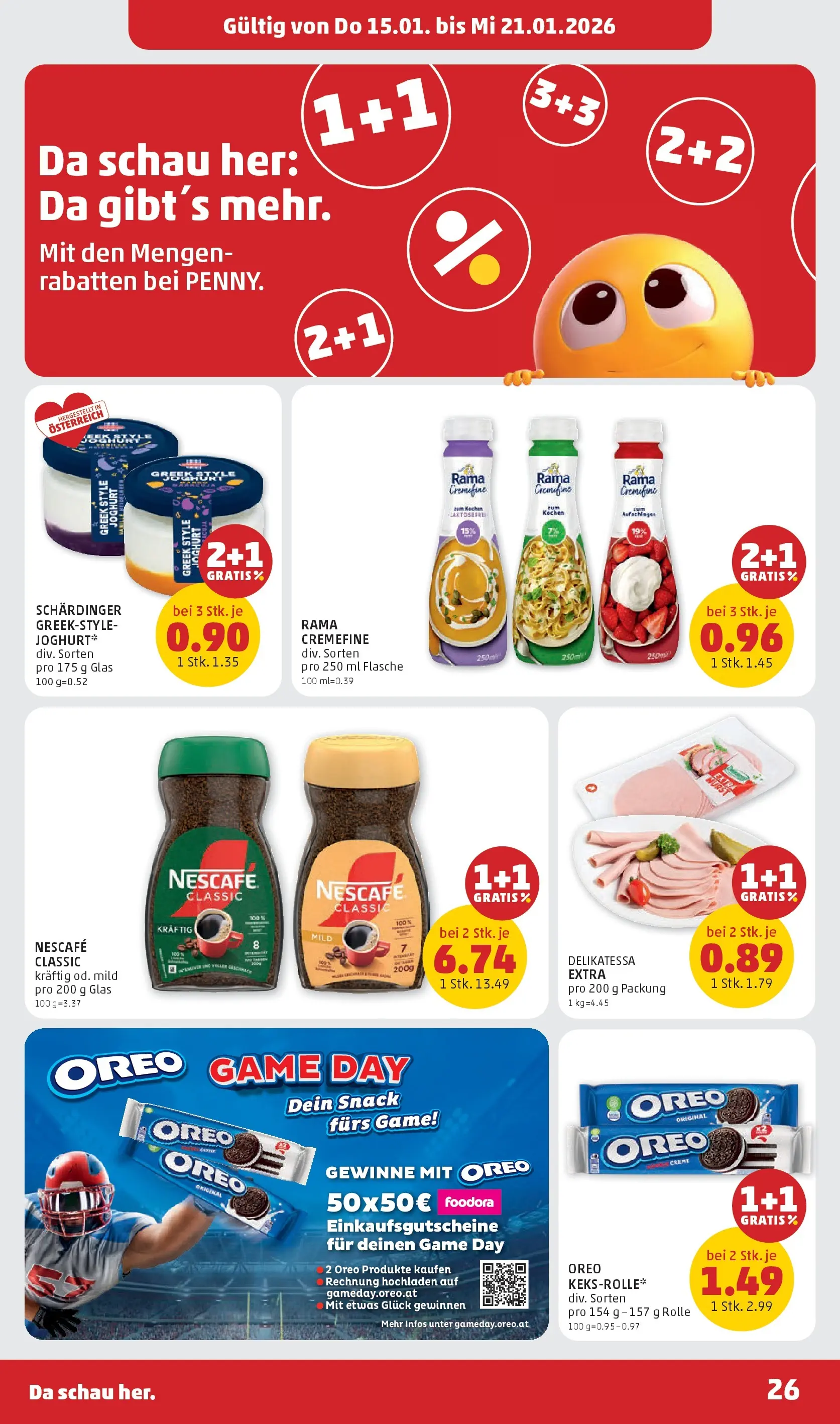 Penny Markt - PENNY: Die ganze Woche sparen. ab (14.01.2026) - Angebote, Prospekt | Seite: 26