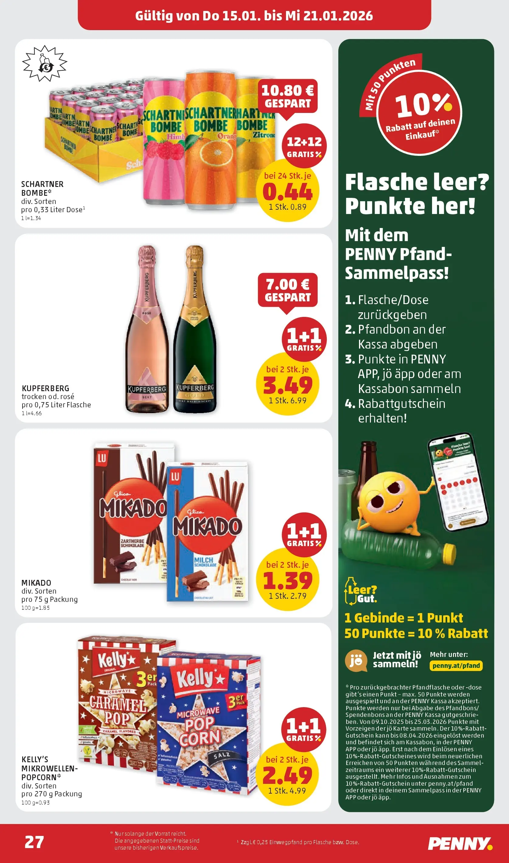 Penny Markt - PENNY: Die ganze Woche sparen. ab (14.01.2026) - Angebote, Prospekt | Seite: 27