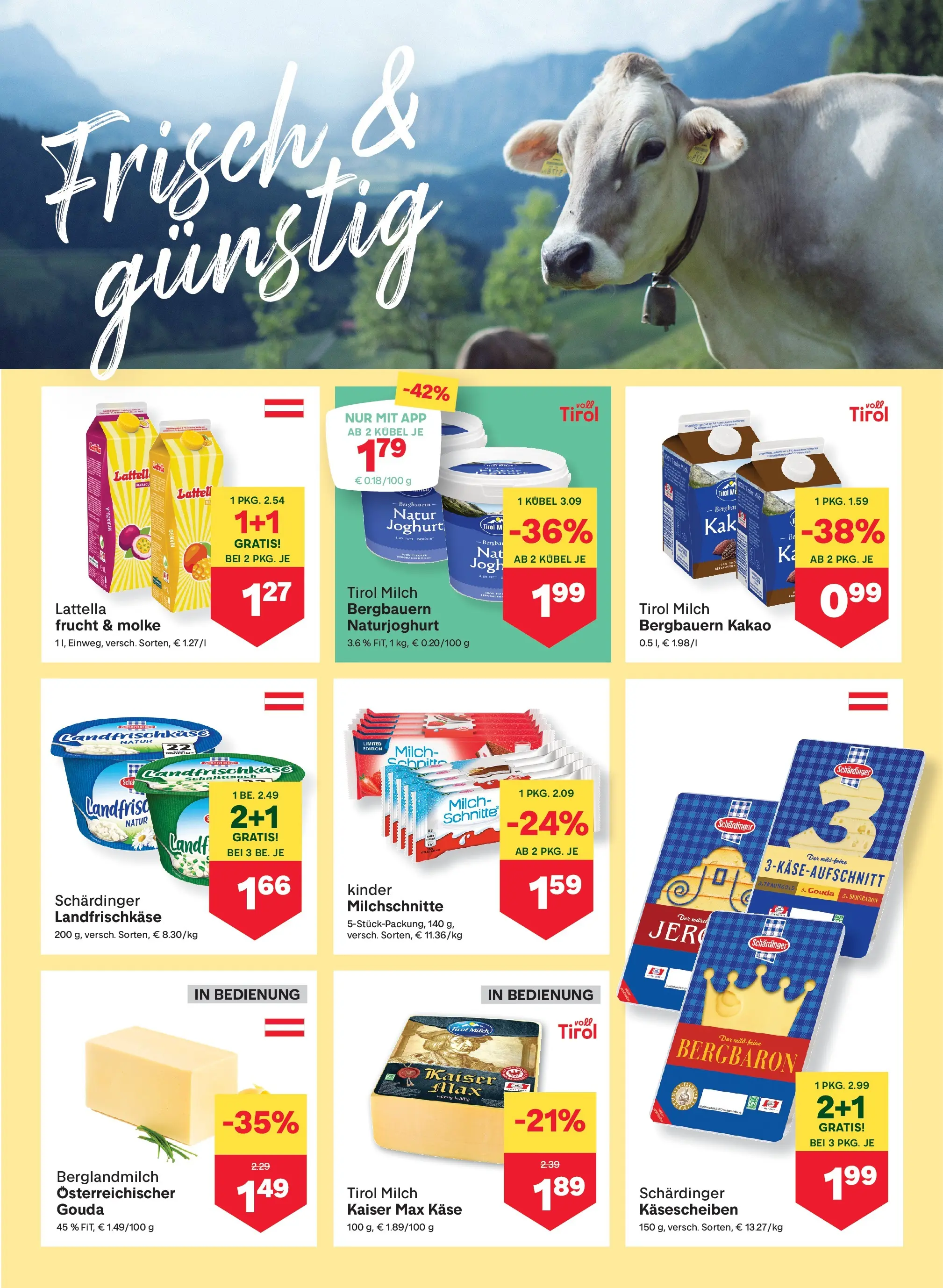 MPREIS Velden von 15.01.2026 - Aktuelle Angebote | Seite: 5 | Produkte: Mango, Milch, Käse, Joghurt