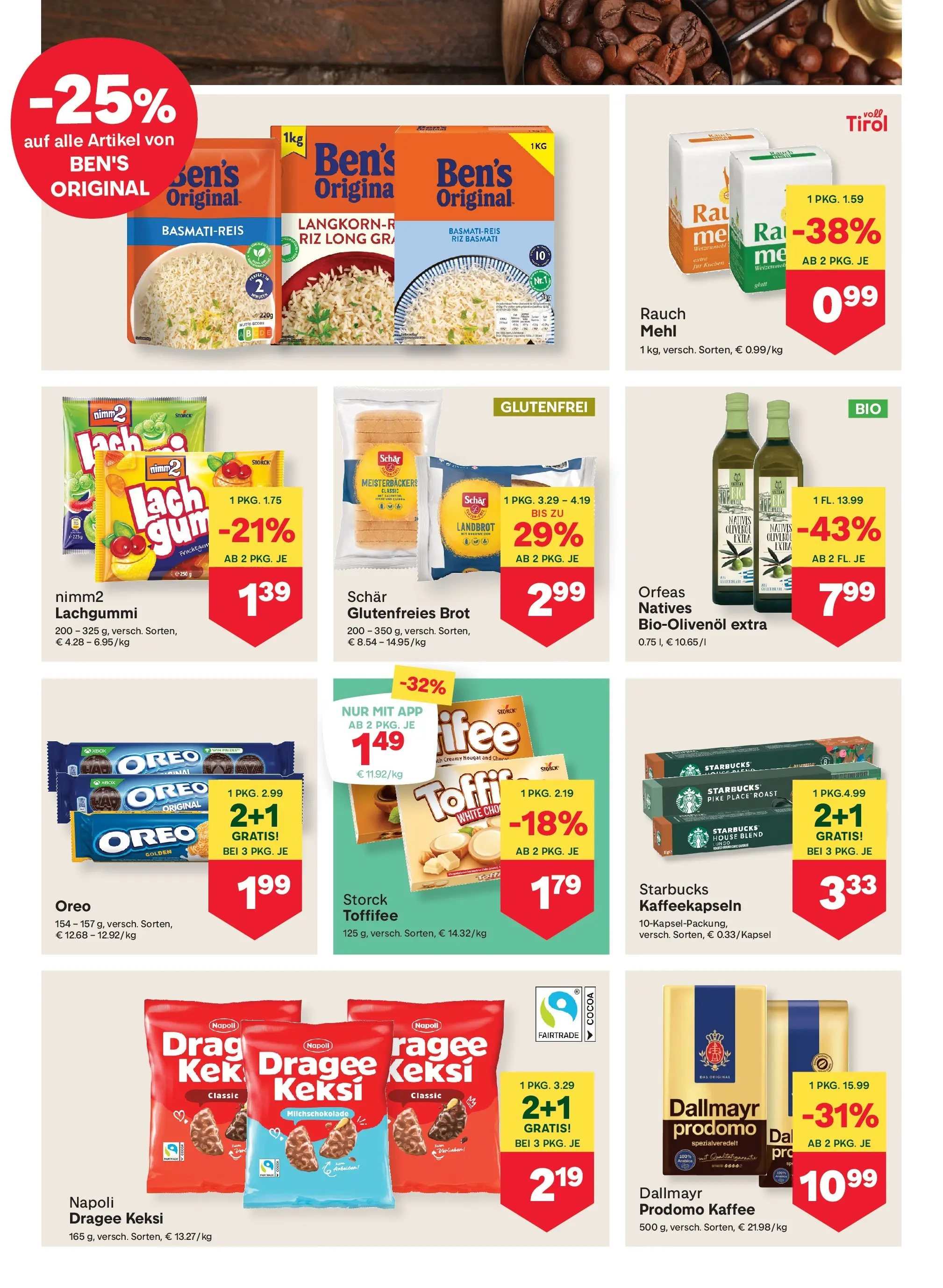 MPREIS Velden von 15.01.2026 - Aktuelle Angebote | Seite: 6 | Produkte: Xbox, Brot, Kaffee