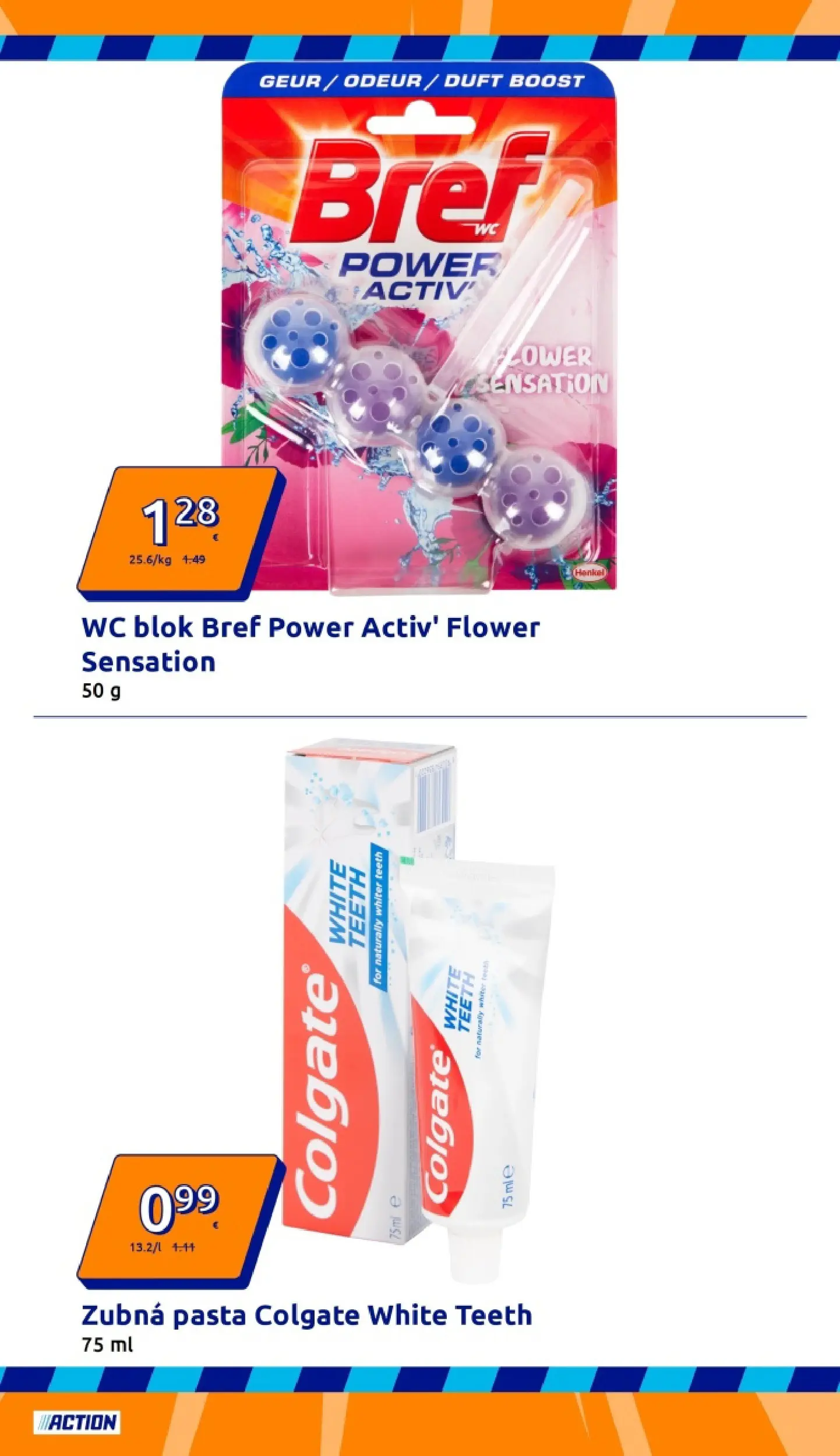 Objavte - Action leták platný do 20.01.2026 od 13.01.2026 » aktuálna akcia | Strana: 8 | Produkty: Wc, Zubná pasta, Wc blok