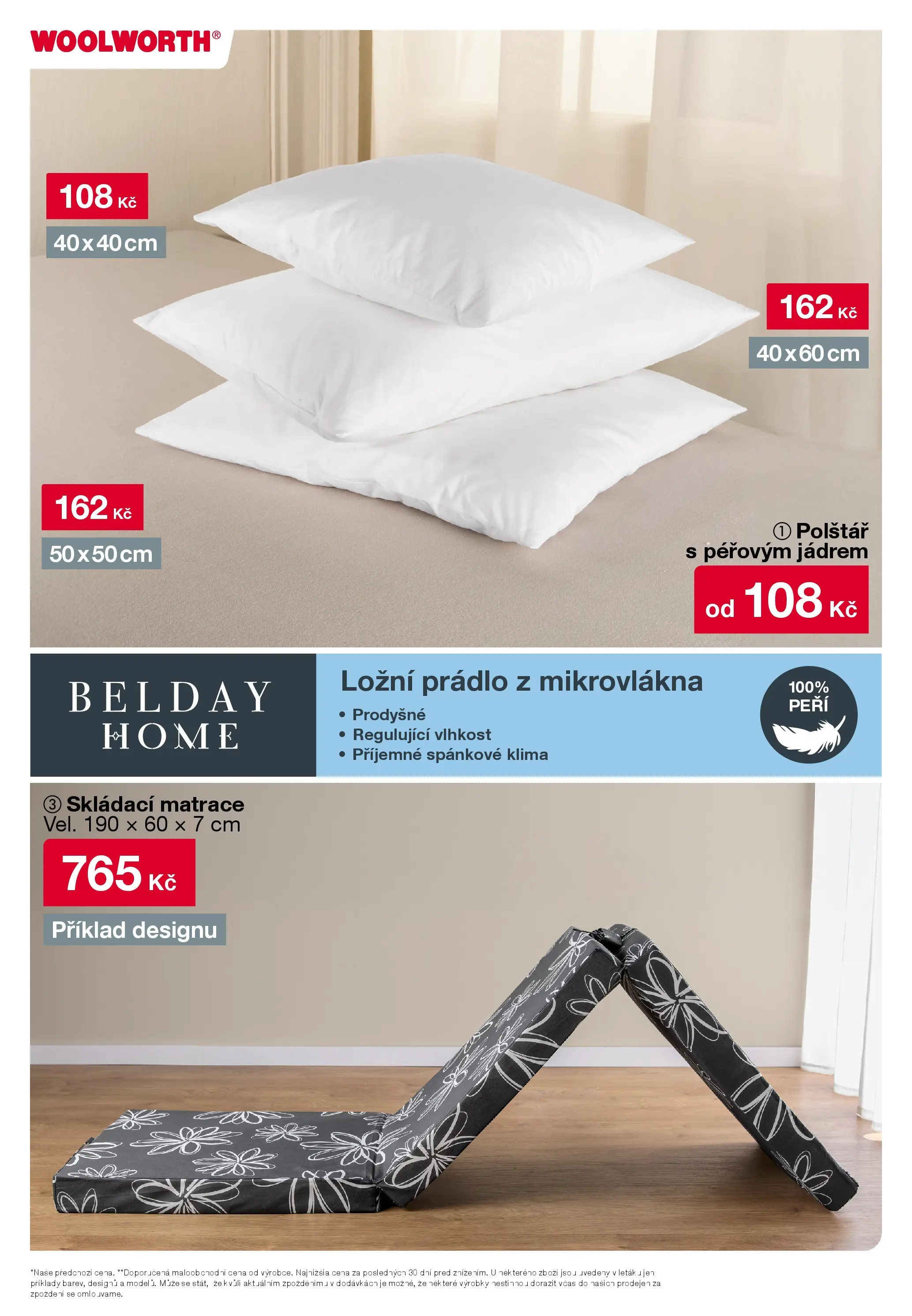 Woolworth leták - Otvice od 09.01.2026 - akční nabídka | Strana: 5 | Produkty: Skládací matrace, Cd, Matrace, Polštář