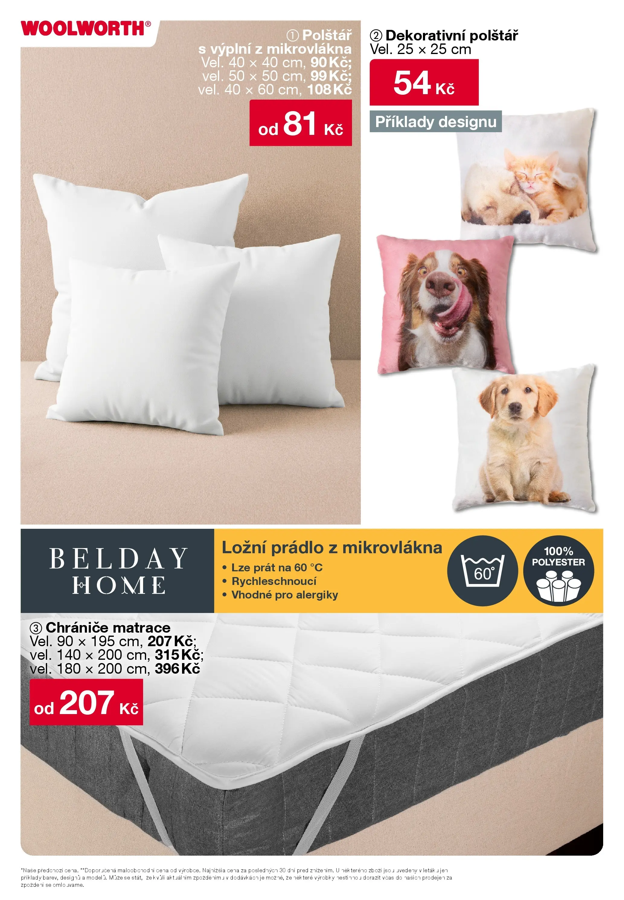 Woolworth leták - Otvice od 09.01.2026 - akční nabídka | Strana: 6 | Produkty: Cd, Matrace, Polštář, Chrániče
