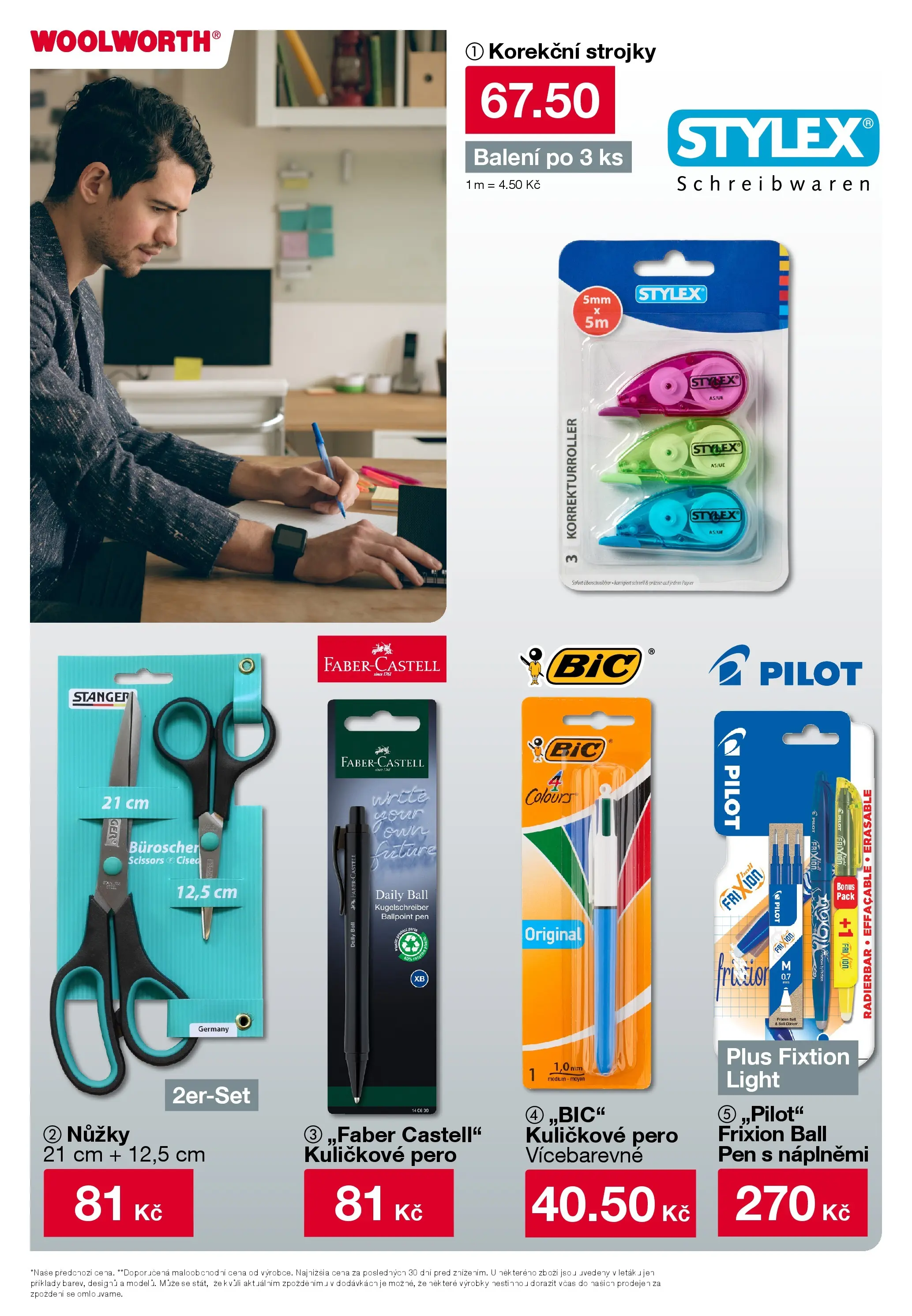 Woolworth leták - Otvice od 09.01.2026 - akční nabídka | Strana: 14 | Produkty: Pero, Nůžky, Cd