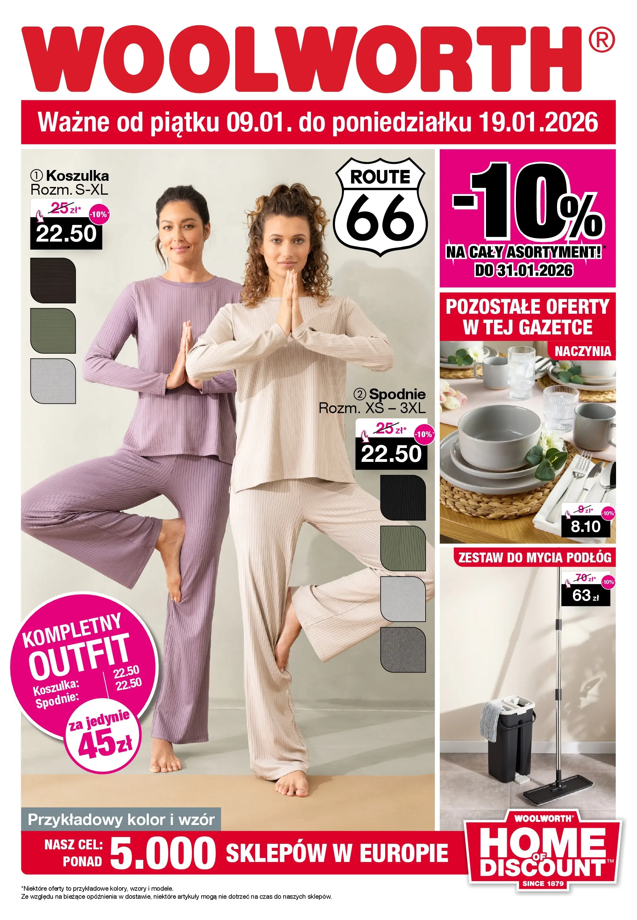 Woolworth Gazetka od (09.01.2026 - 19.01.2026) | Strona: 1 | Produkty: Spodnie