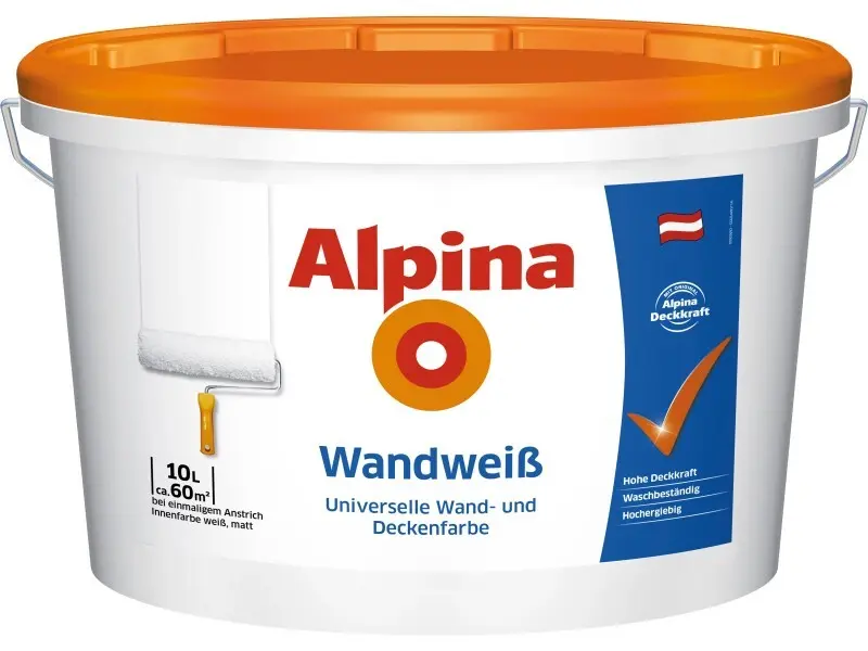 ALPINA WAND-WEISS UNIVERSELLE WAND- UND DECKENFARBE