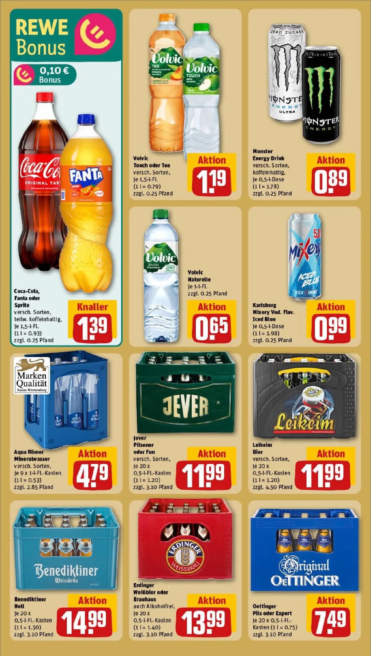 REWE Prospekt ab 11.01.2026 zum Blättern » Angebote | Seite: 20 | Produkte: Fanta, Benediktiner hell, Mixery, Volvic