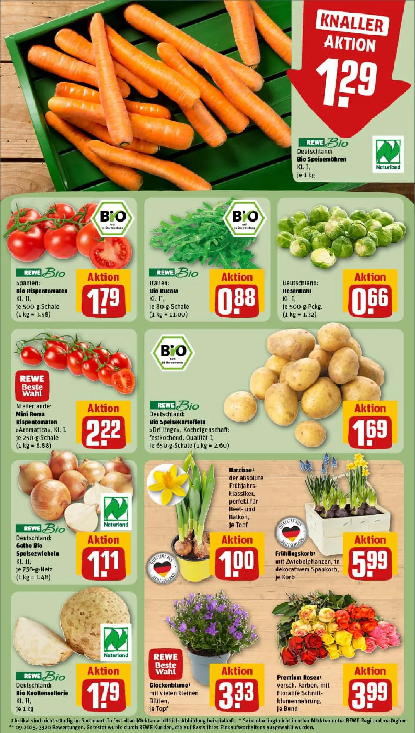 REWE Prospekt ab 11.01.2026 zum Blättern » Angebote | Seite: 7 | Produkte: Rucola, Korb