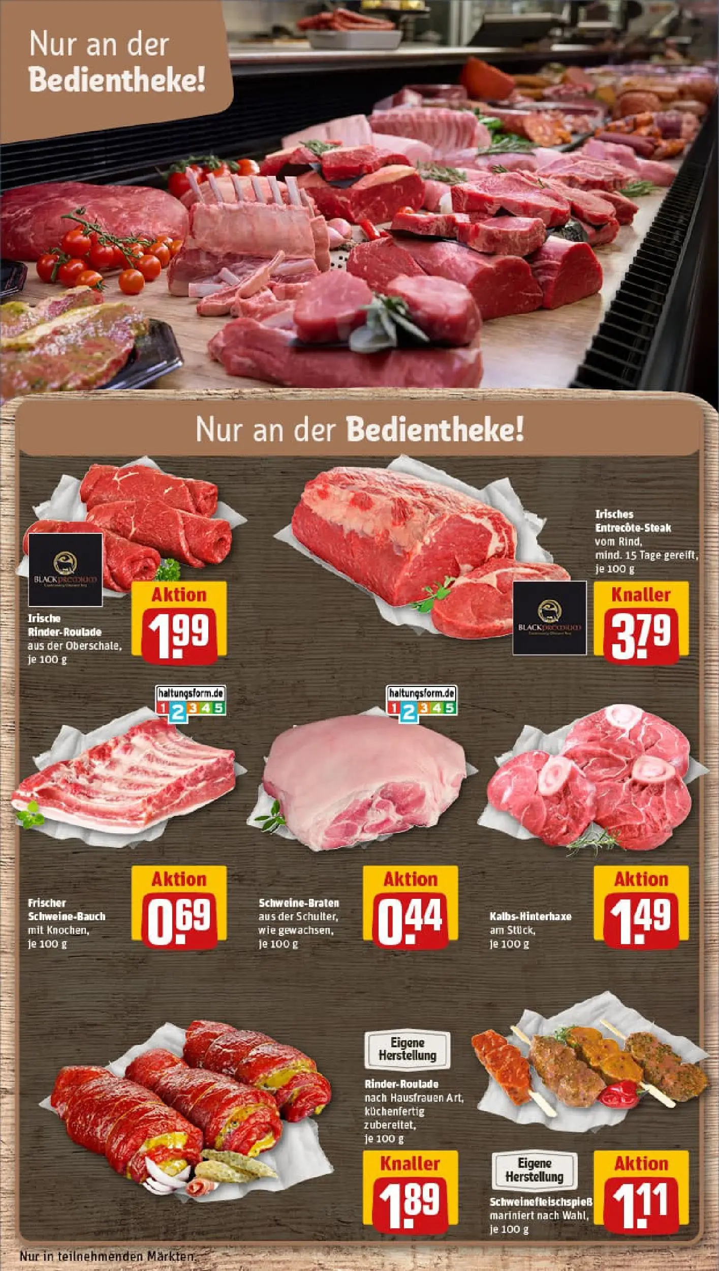 REWE Prospekt ab 11.01.2026 zum Blättern » Angebote | Seite: 10 | Produkte: Schweinebauch, Steak