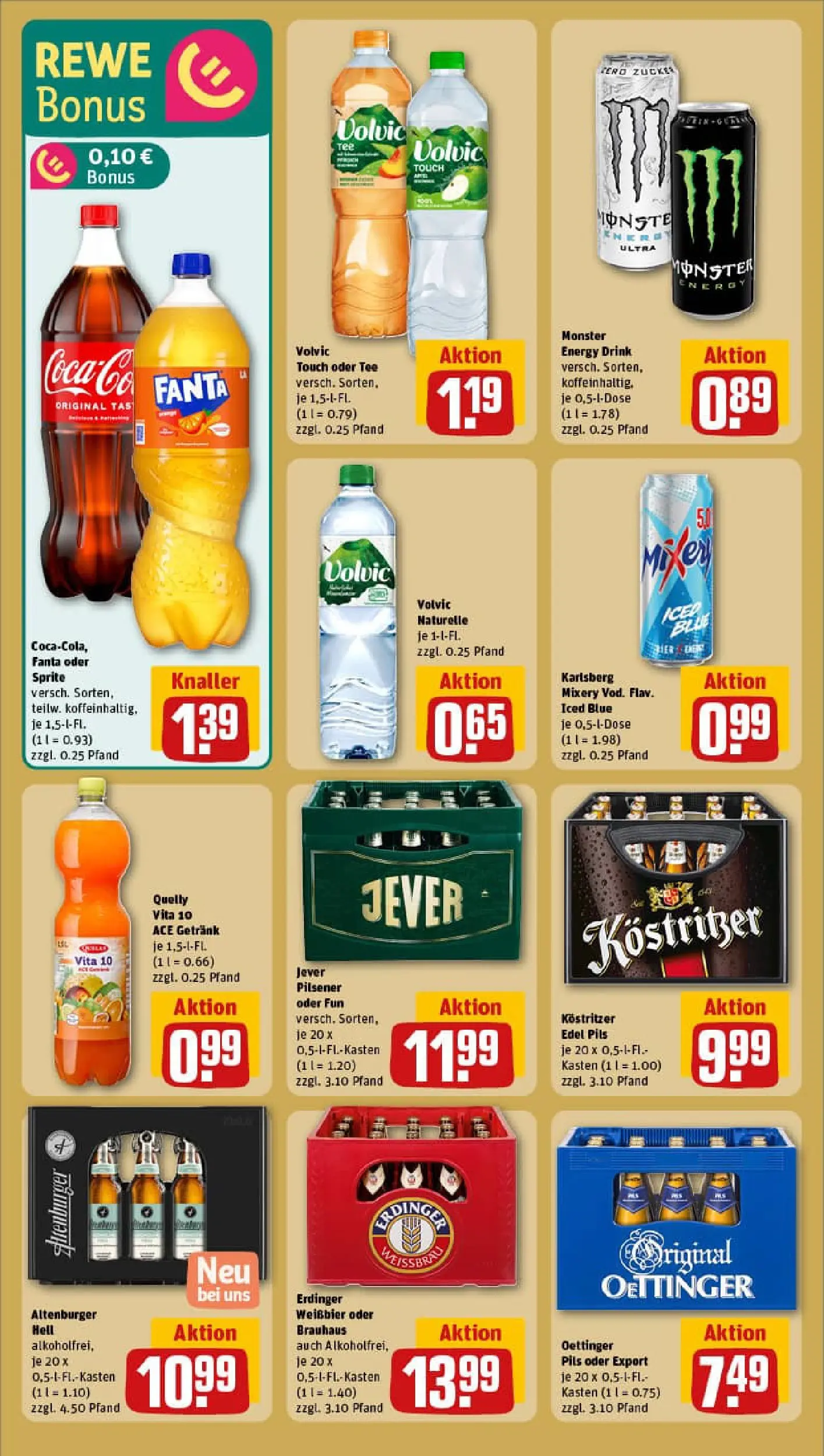 REWE Prospekt ab 11.01.2026 zum Blättern » Angebote | Seite: 20 | Produkte: Erdinger, Weißbier, Pils, Jever